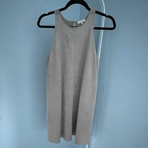 Aritzia Wilfred “Trompette Dress” Faux Suede